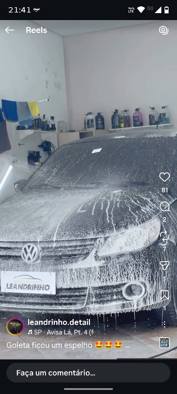 VW Goleta antes do polimento